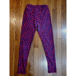 NEW LuLaRoe OS‎ buttery soft womens leggings navy redone size fits most 2-10